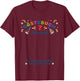 Children's Guest Book 7th Birthday for Boys and Girls Memory , White T-Shirt - T-Shirt | Maroon