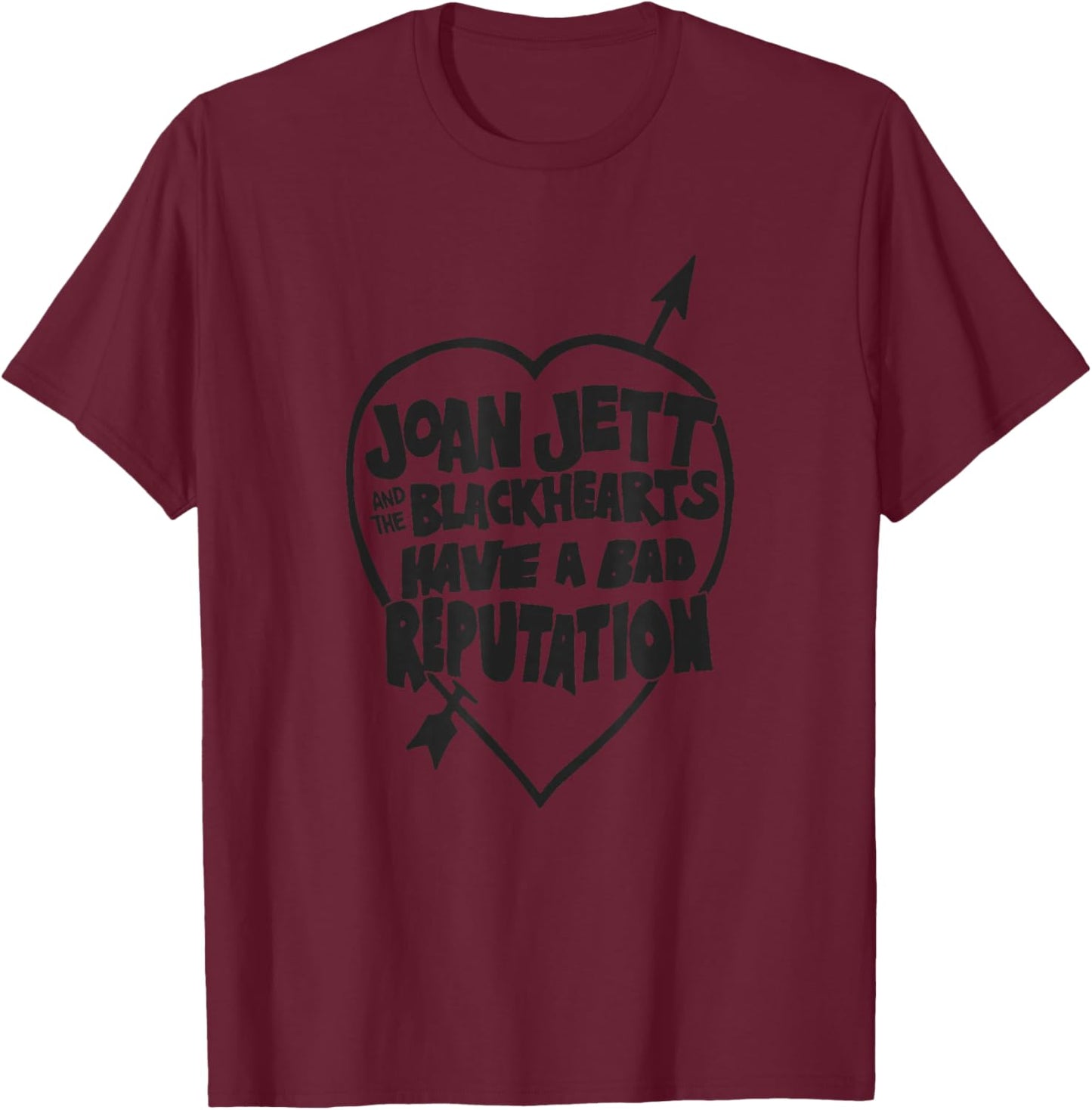 Joan Jett and the Blackhearts - Bad Reputation T-Shirt - T-Shirt | Maroon