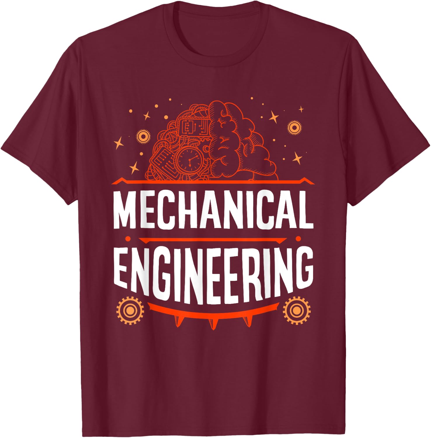 Mechanical Engineering Student Mechanical Engineer Graduate T-Shirt - T-Shirt | Maroon