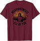 Disappointments All of You Jesus T-Shirt - T-Shirt | Maroon