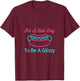 It's A Bad Day to Be A Glizzy Funny Hotdog Wiener Design T-Shirt - T-Shirt | Maroon