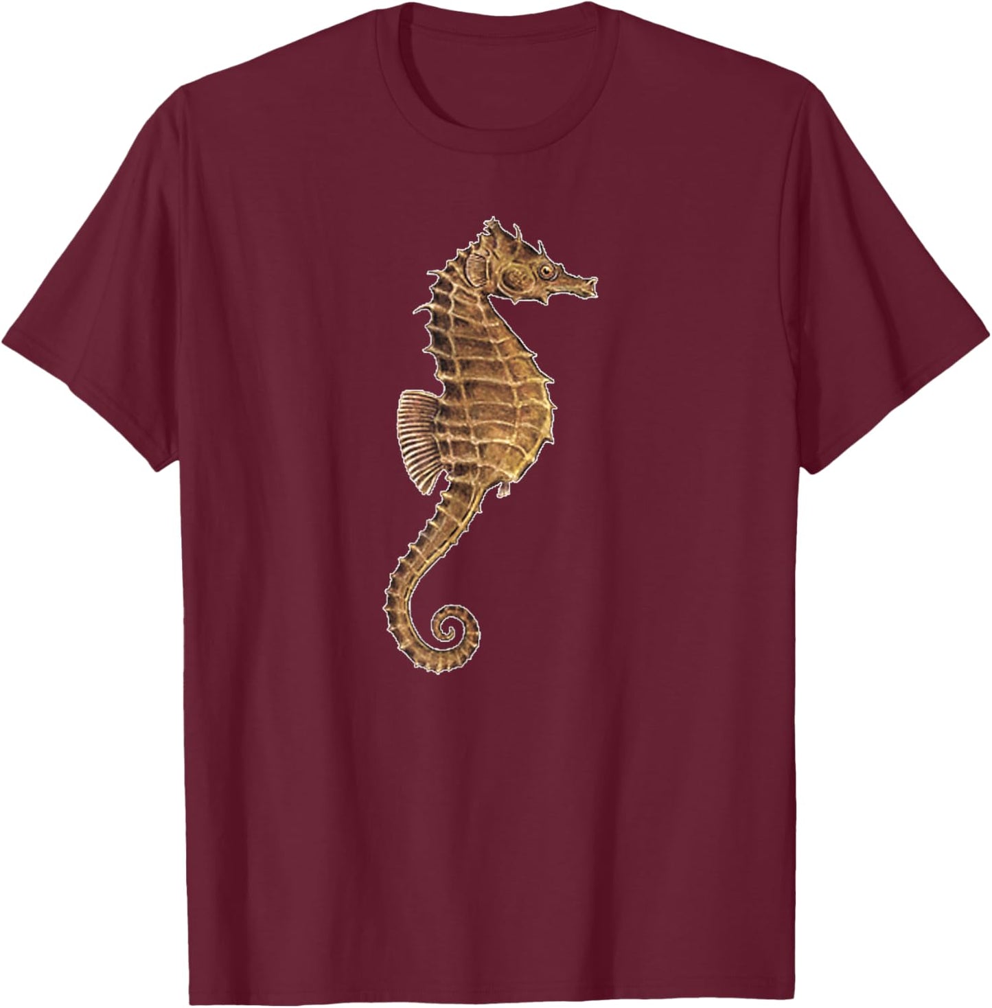 Seahorse T Shirt women boys girls kids T-Shirt - T-Shirt | Maroon