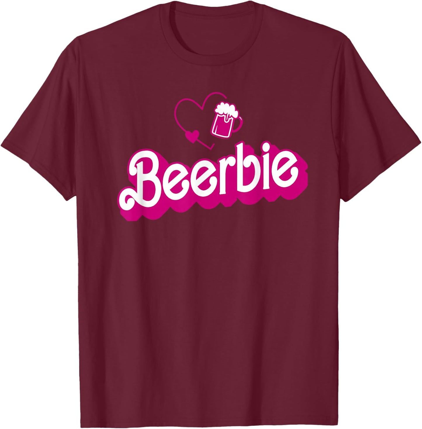 Retro Beer Pun Bar Pub Crawl Party Men Women Funny Beer T-Shirt - T-Shirt | Maroon