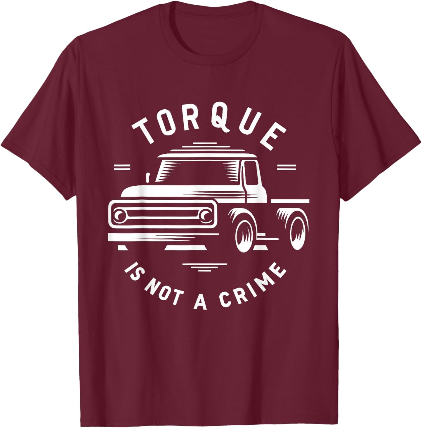 Square Body Truck T-Shirt - T-Shirt | Maroon