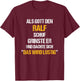 RALF Name Spruch Lustig Gott schuf Vorname T-Shirt - T-Shirt | Maroon