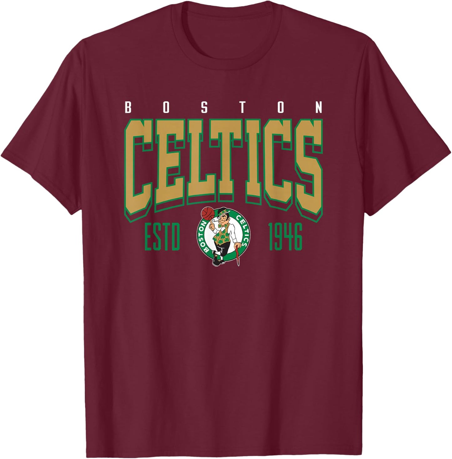 NBA Official Boston Celtics Battle Tested T-Shirt - T-Shirt | Maroon