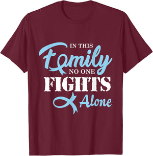Prostate Cancer Fight Cancer Ribbon T-Shirt - T-Shirt | Maroon