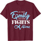 Prostate Cancer Fight Cancer Ribbon T-Shirt - T-Shirt | Maroon
