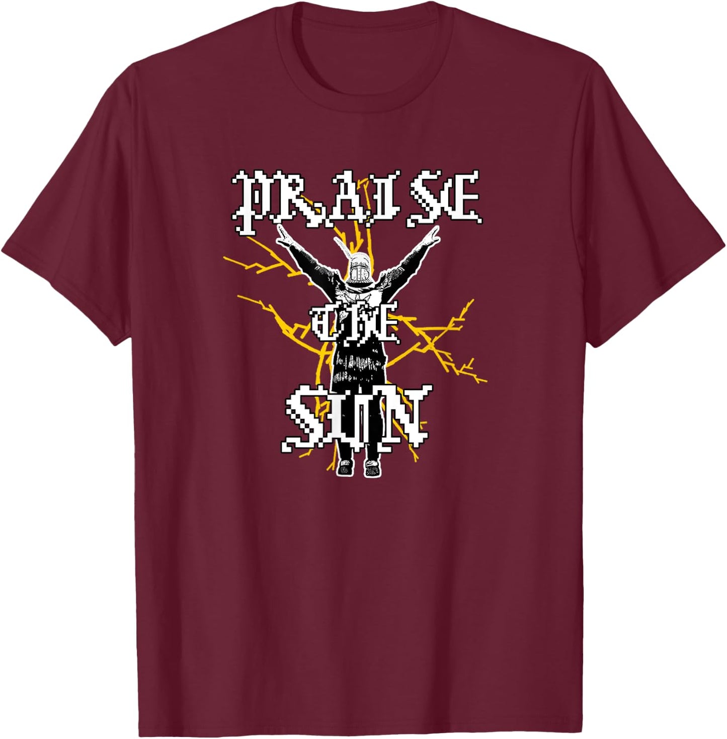 Praise The Sun Sunbro Gaming T-Shirt - T-Shirt | Maroon