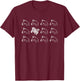 Rare Disease Awareness Zebra Rare Disease Warrior T-Shirt - T-Shirt | Maroon