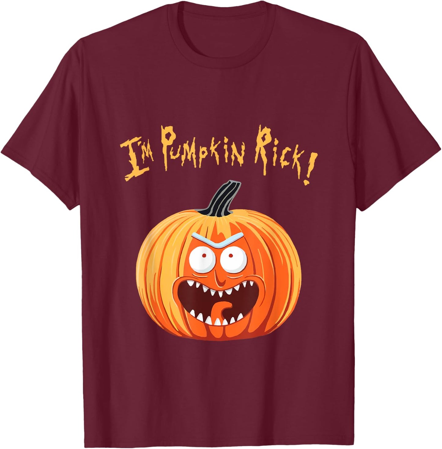 Existence Is Pain Halloween Pumpkin Fandom Funny Men T-Shirt - T-Shirt | Maroon