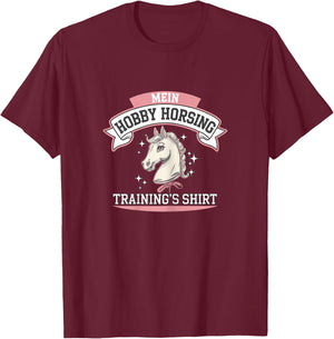 Hobby Horsing Trainings Hobby Horse Hobby Horsing Training T-Shirt - T-Shirt | Maroon