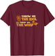 Indiana Jones Raiders of The Lost Ark Throw Me The Idol Logo T-Shirt - T-Shirt | Maroon