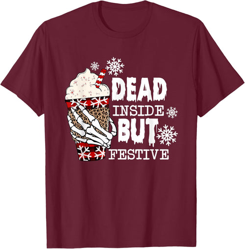 Dead Inside But Festive Christmas Funny