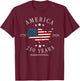 USA America 1776-2026 Happy 4th of July 250 Years Freedom T-Shirt - T-Shirt | Maroon