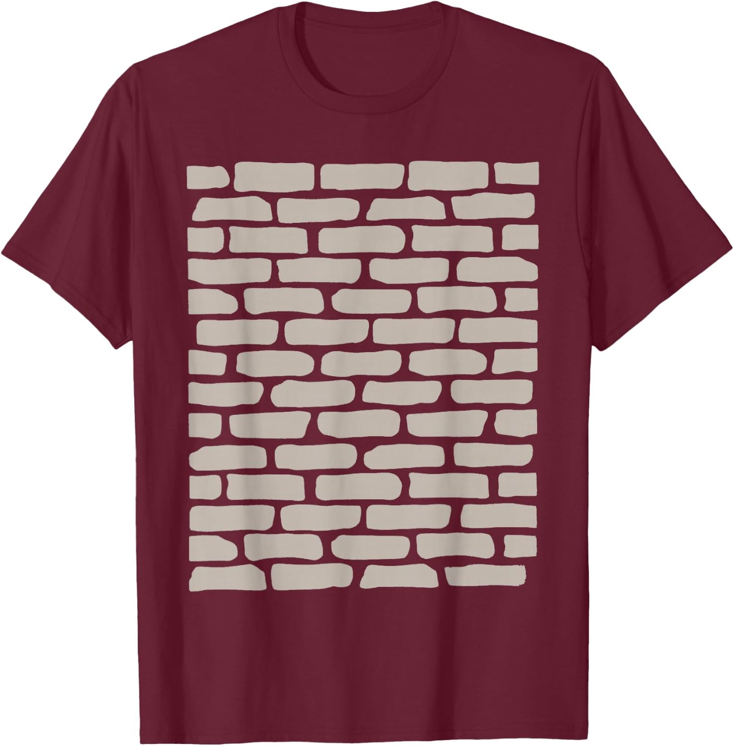 Brick Wall T-Shirt - T-Shirt | Maroon