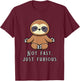 Not fast, just furious design T-Shirt - T-Shirt | Maroon