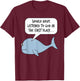 Jonah and The Whale, Church Sarcasm Funny T-Shirt - T-Shirt | Maroon