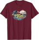 Balkan Jugo - Jugoslawien Spruch riba ribi grize rep T-Shirt - T-Shirt | Maroon