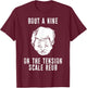 The Burbs Tension Scale Reub Artwork Gift T-Shirt - T-Shirt | Maroon