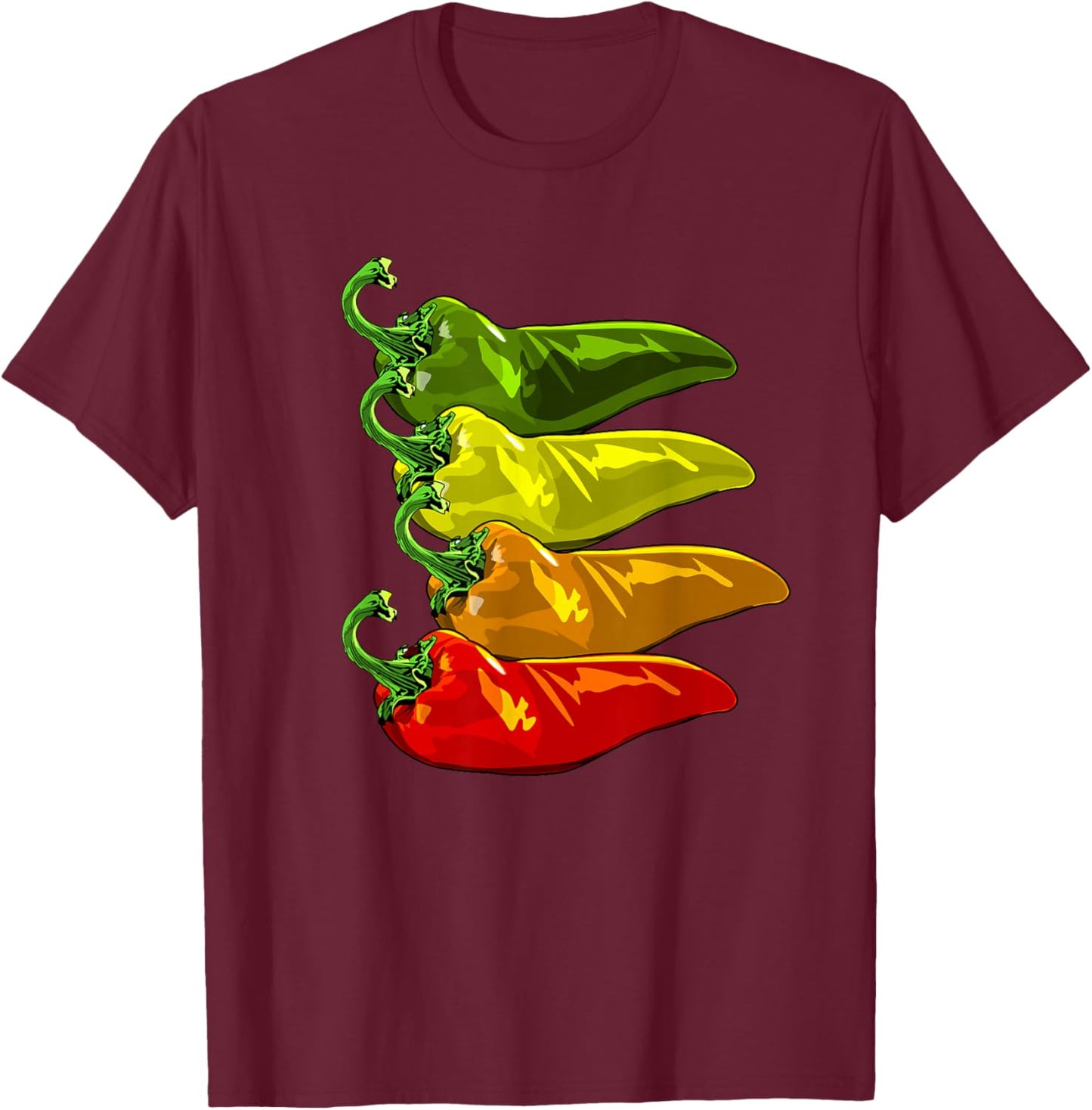 Chili Pepper T-Shirt - T-Shirt | Maroon