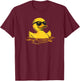 Rubber Duck Sunglasses Cool Funny Duckling Graphic T-Shirt - T-Shirt | Maroon