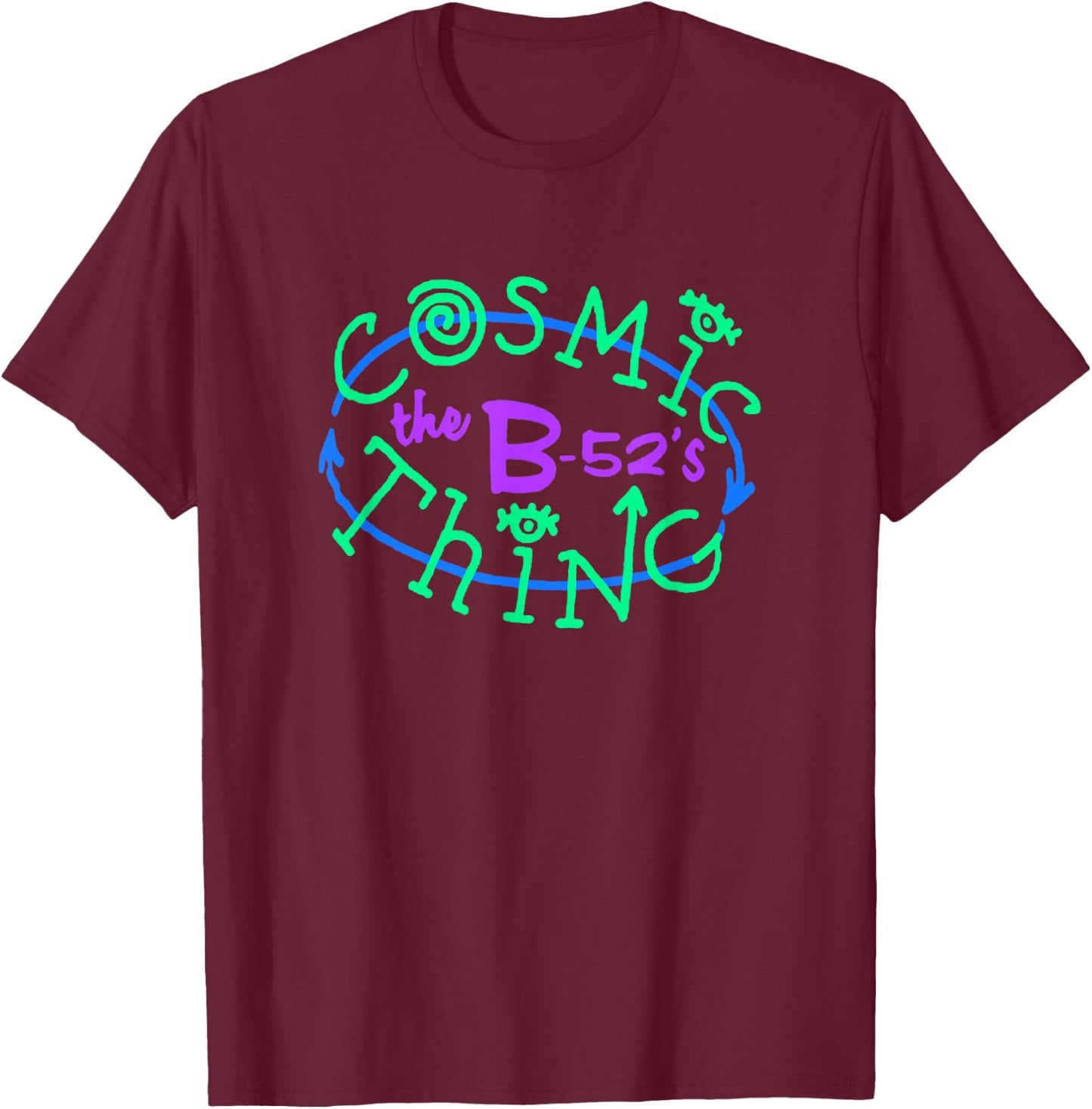 Die B-52 - kosmische Sache T-Shirt - T-Shirt | Maroon