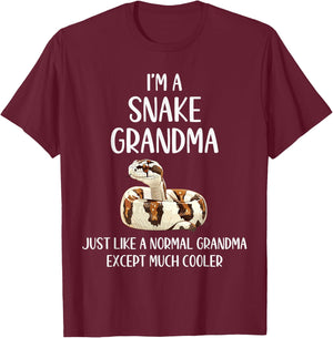 Snake Grandma Definition Funny Animals Lover Mothers Day T-Shirt - T-Shirt | Maroon