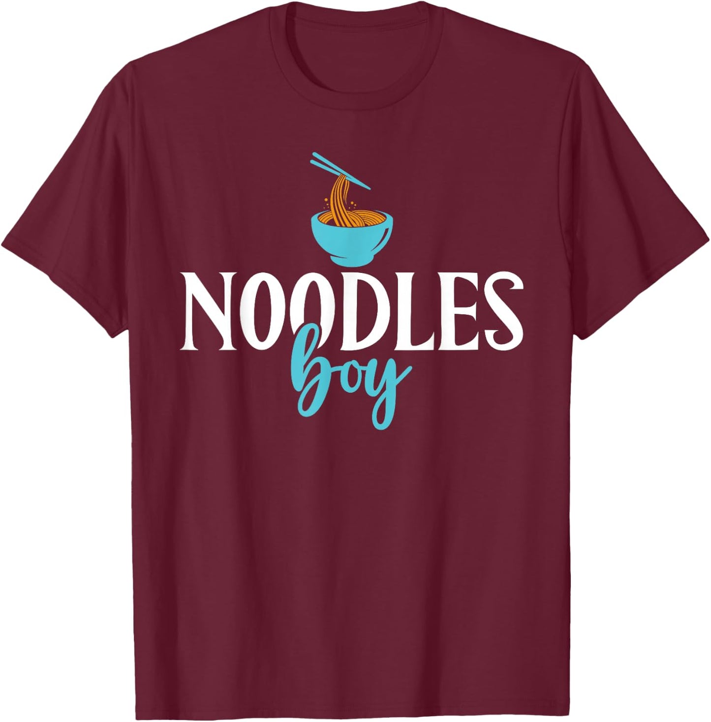 Noodles Boy T-Shirt - T-Shirt | Maroon
