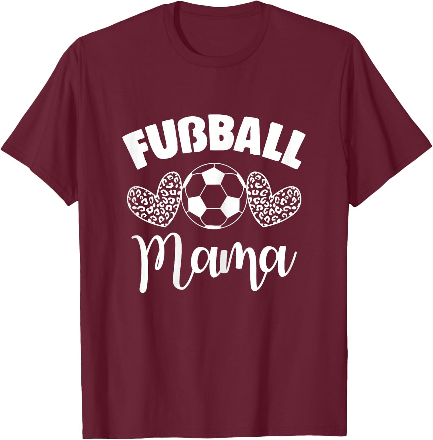 Football Mama , black T-Shirt - T-Shirt | Maroon