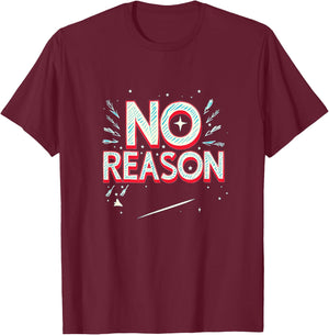 No Reason Emblem T-Shirt - T-Shirt | Maroon