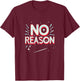 No Reason Emblem T-Shirt - T-Shirt | Maroon