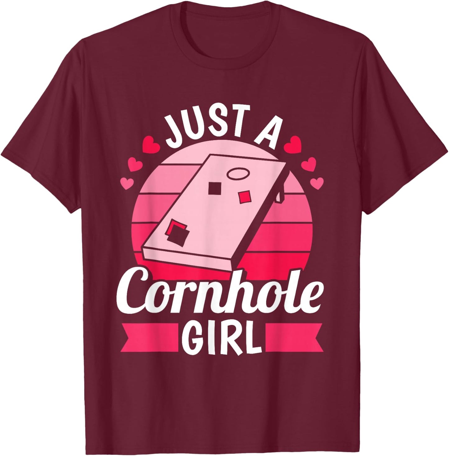 Cornhole - Jeu De Poches Cornhole T-Shirt - T-Shirt | Maroon