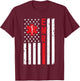 Emergency Medical Responder American EMR Ambulance Driver T-Shirt - T-Shirt | Maroon