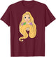 Princess Rapunzel , Black, S T-Shirt - T-Shirt | Maroon