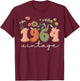 Vintage 1964 Wildflower Retro 60 Birthday T-Shirt - T-Shirt | Maroon