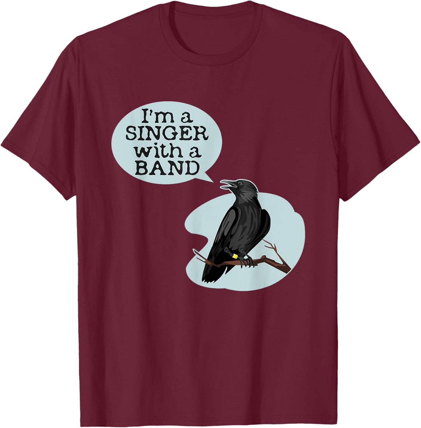 Funny Bird Banding Ringing Singer With a Band Bander Gift T-Shirt - T-Shirt | Maroon