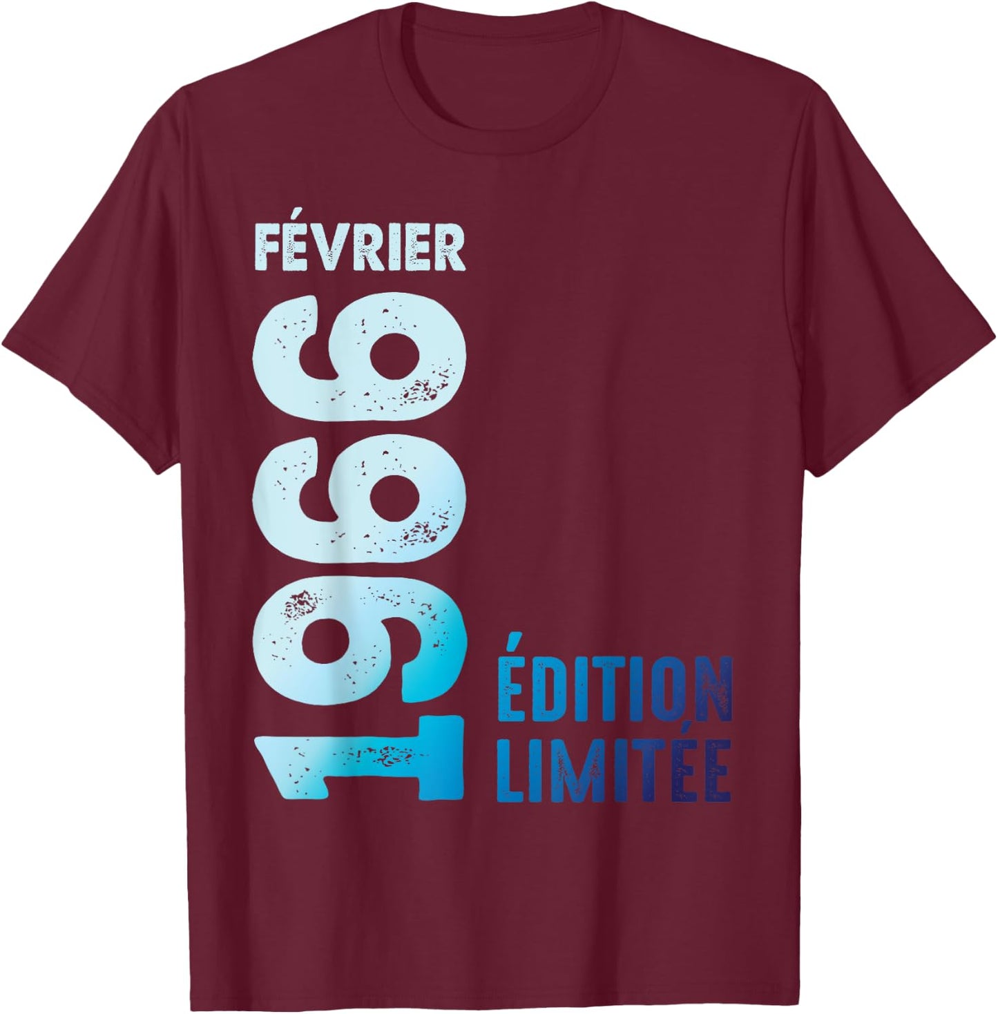 Limited Edition February 1966 T-Shirt - T-Shirt | Maroon
