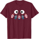 Orthodontist 4th of July Dental Brace Rubber Bands Popsicle T-Shirt - T-Shirt | Maroon