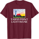 Tawas Point Lighthouse Up North Michigan Lake Huron T-Shirt - T-Shirt | Maroon