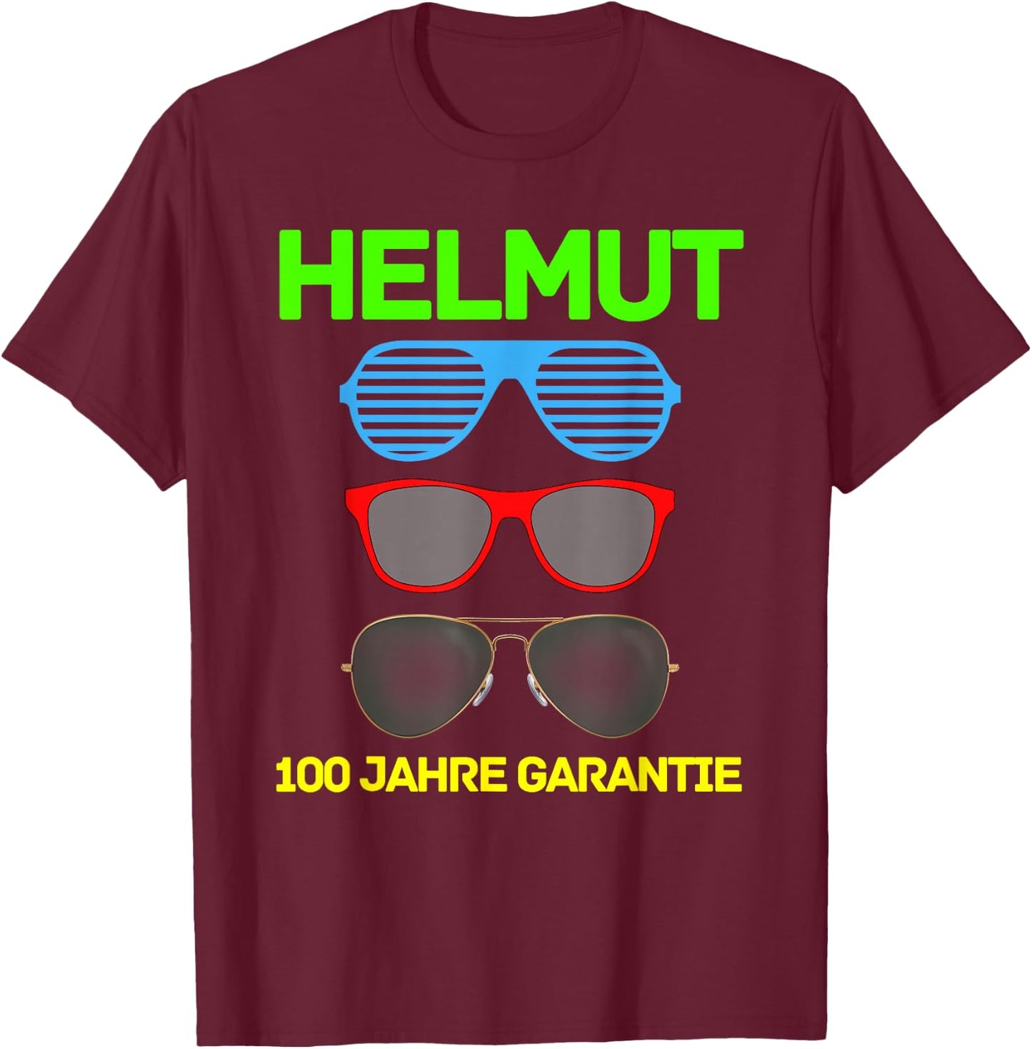 Helmut Mallorca Malle Palma Holiday Party , black, s T-Shirt - T-Shirt | Maroon