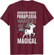 Hereditary Spastic Paraplegia Warrior HSP Awareness Unicorn T-Shirt - T-Shirt | Maroon