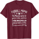 Ich habe meinen Lieblingsspieler geboren Fußball Mama T-Shirt - T-Shirt | Maroon