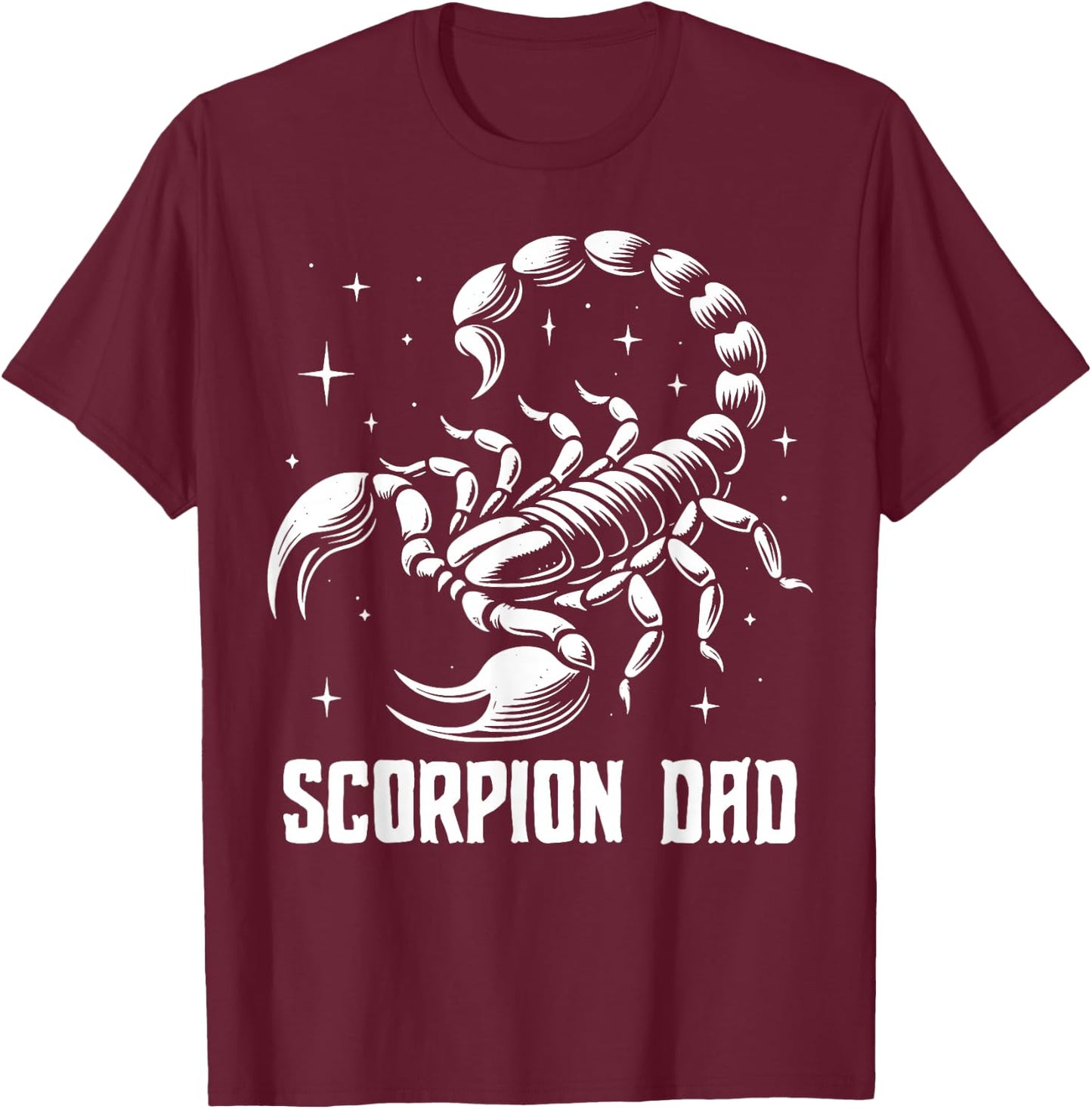 Scorpion Dad Scorpion T-Shirt - T-Shirt | Maroon