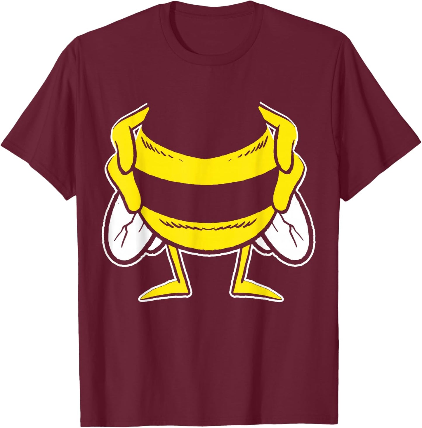 Bee Costume Fancy Dress Carnival Bee Costume Gift , black, s T-Shirt - T-Shirt | Maroon