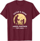 Vater & Sohn Angelpartner fürs Leben T-Shirt - T-Shirt | Maroon