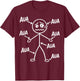 Aua Au Dem Alter entsprechen guter Zustand Lustig Geburtstag T-Shirt - T-Shirt | Maroon