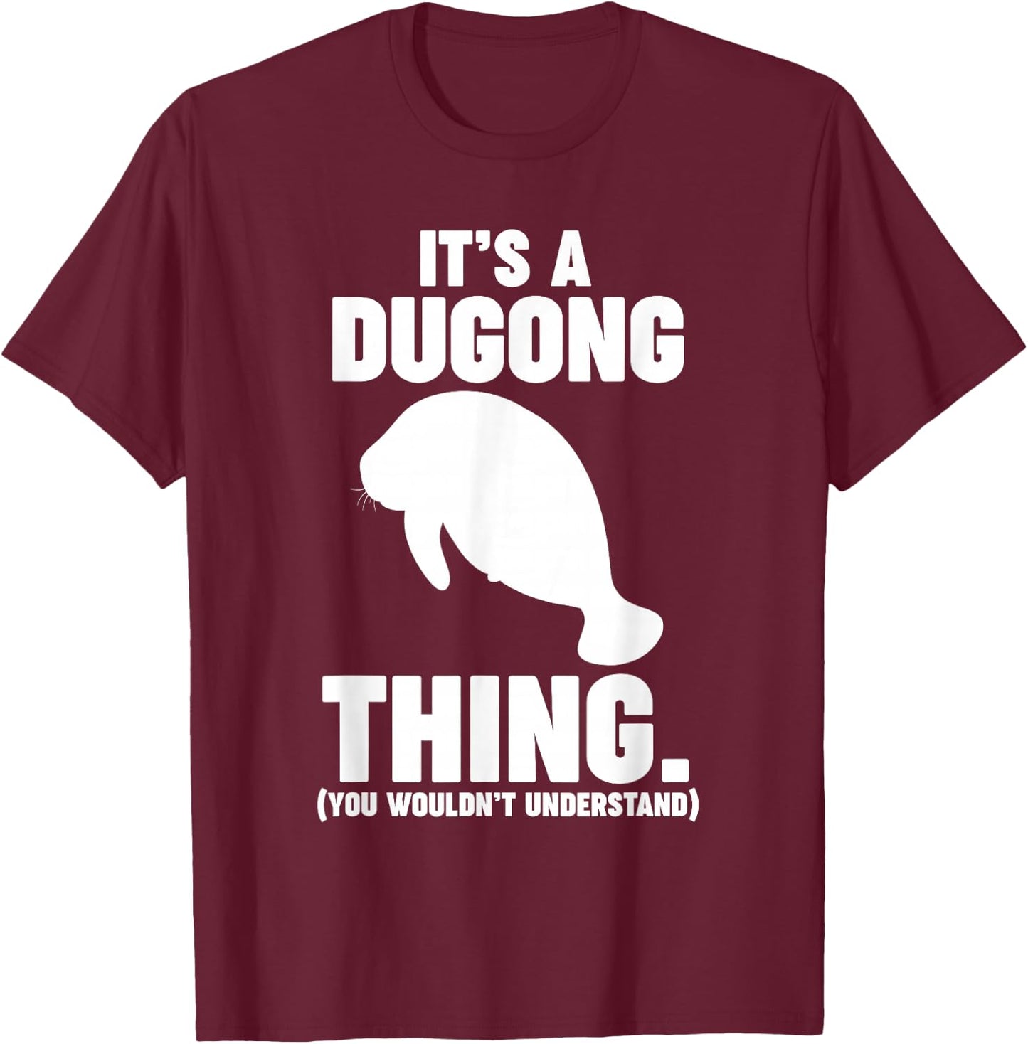 Dugong T-Shirt - T-Shirt | Maroon
