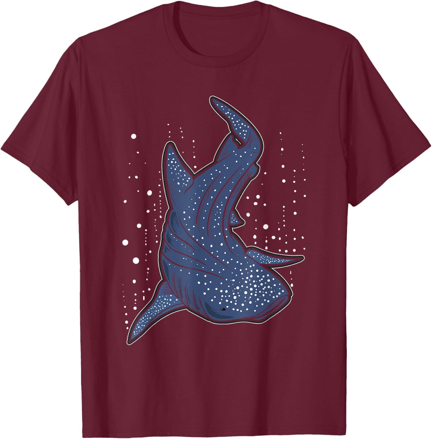 Whale Shark T-Shirt - T-Shirt | Maroon