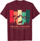 Vintage Grand Teton National Park for kids Hiking Camping T-Shirt - T-Shirt | Maroon